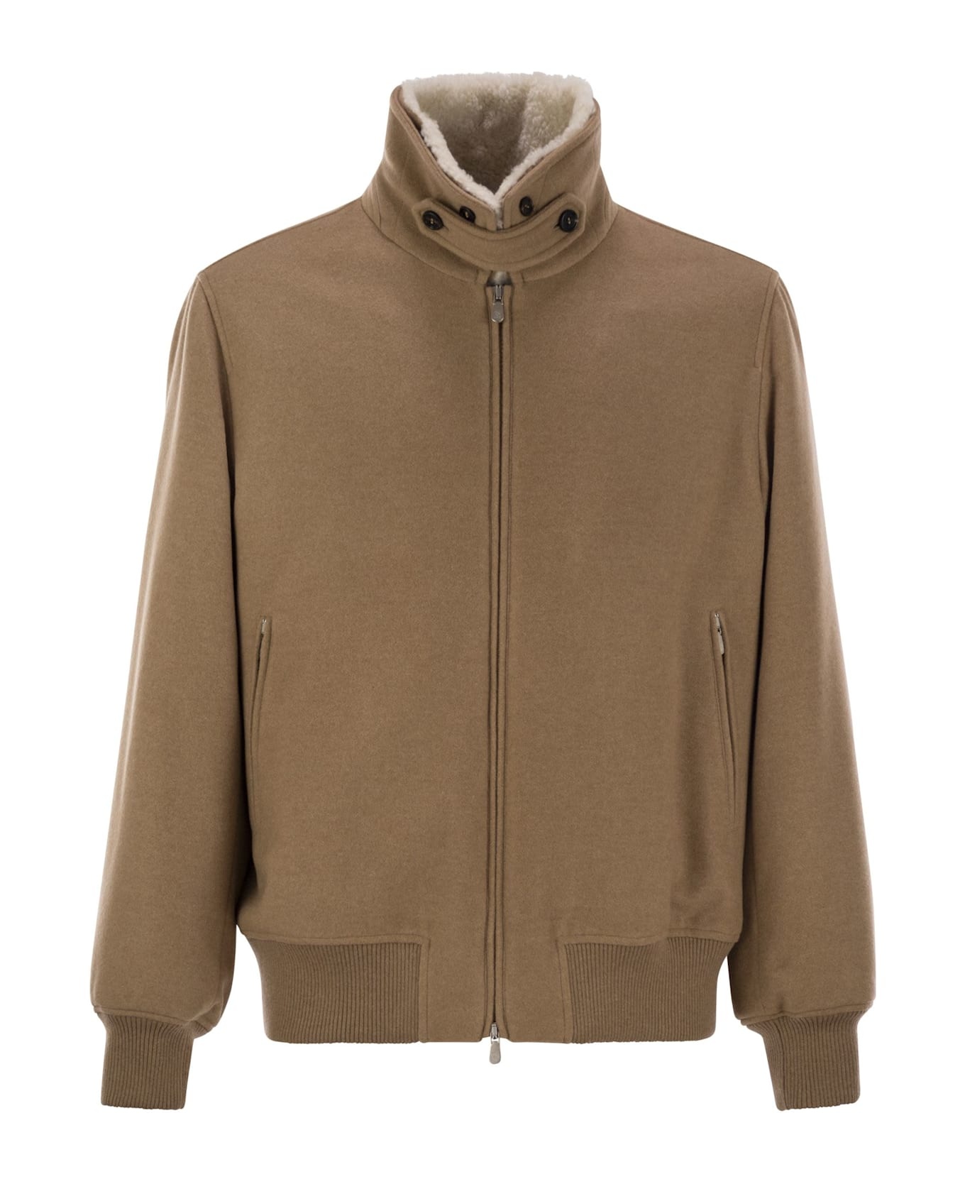 Cashmere Bomber Jacket - 1