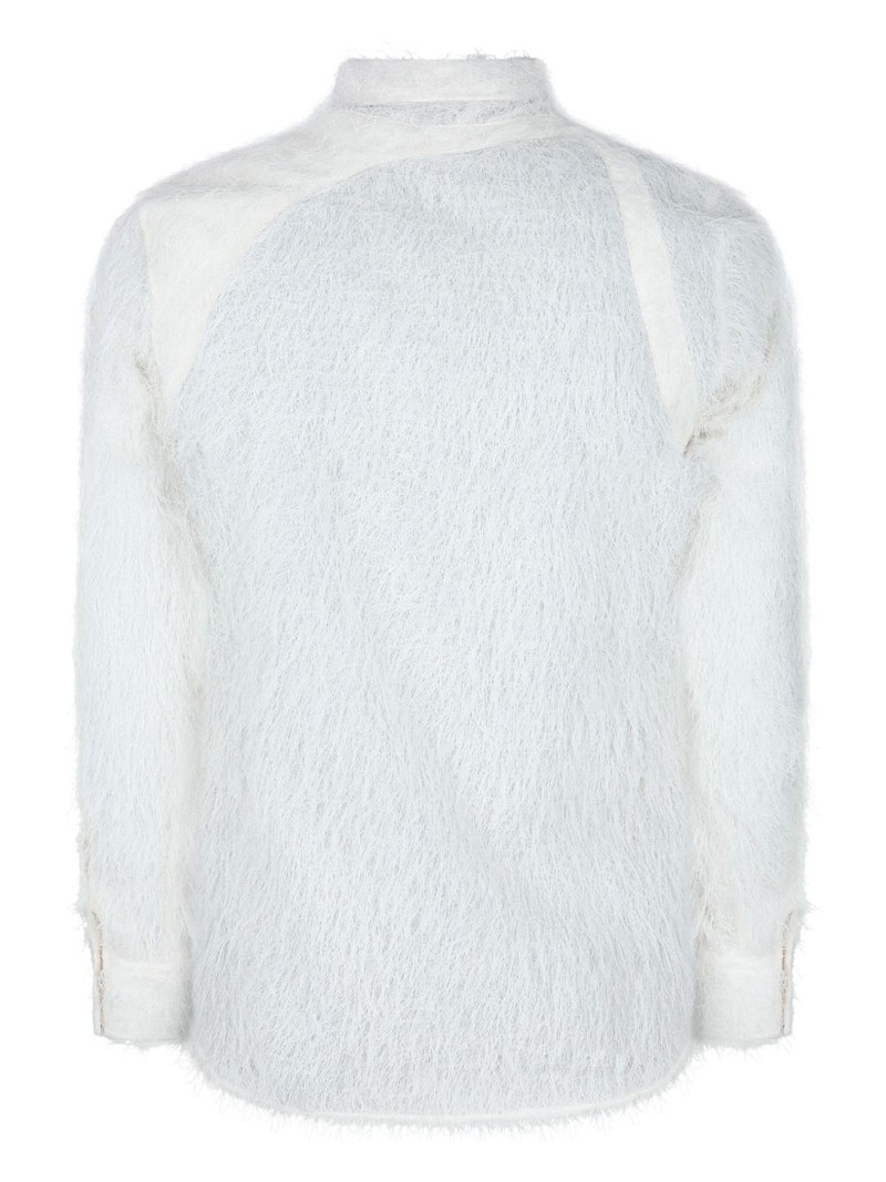 Alexander McQueen Harness textured shirt outlook