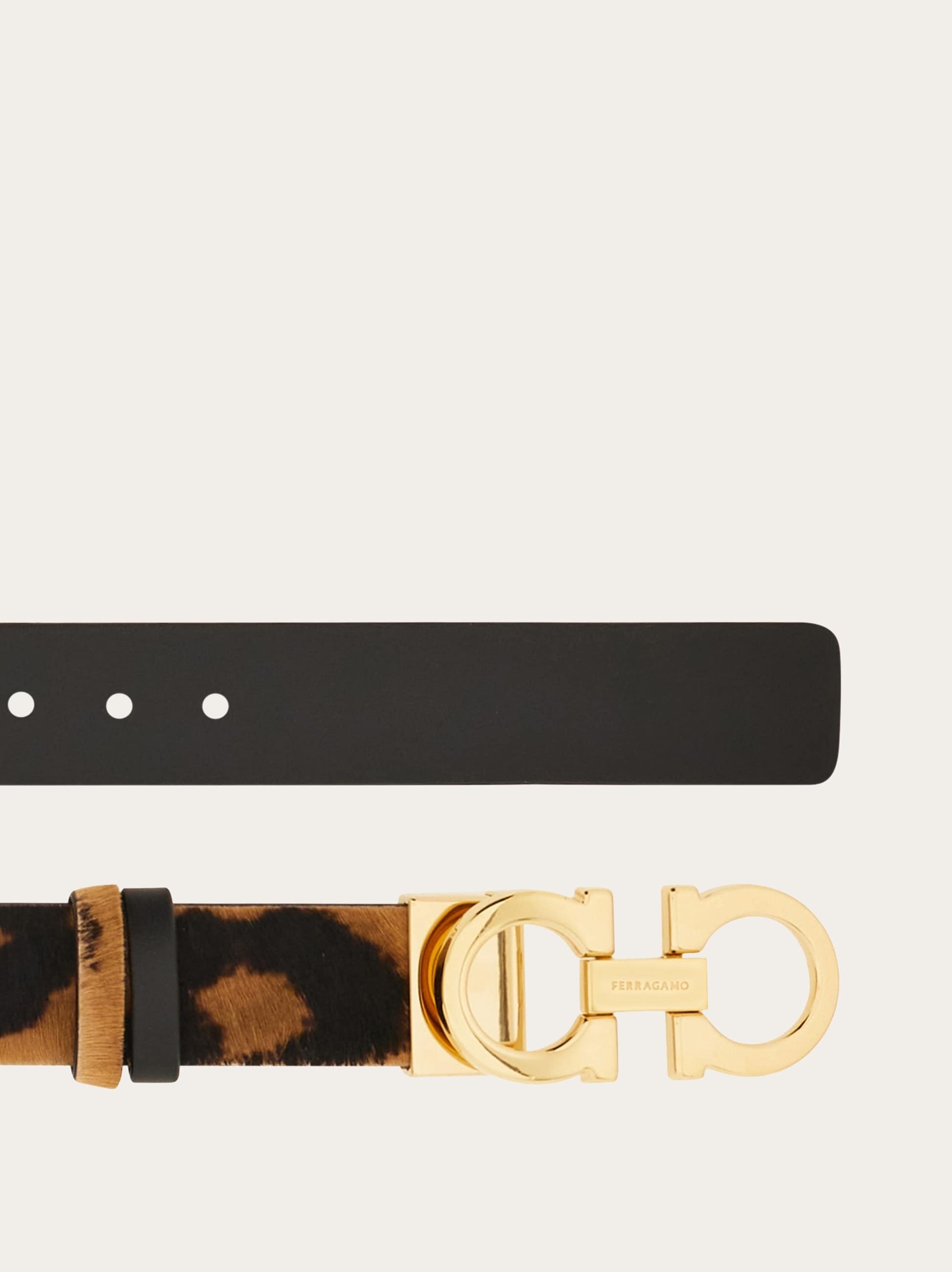 Adjustable Gancini belt - 2