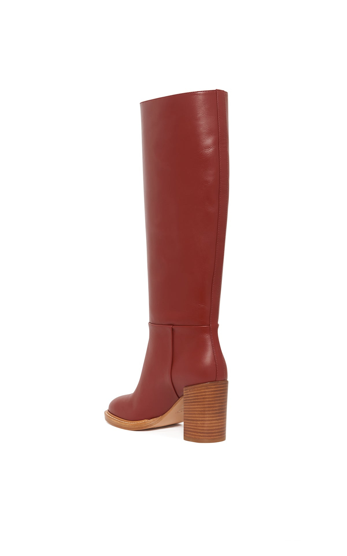 Bocca Knee High Boot in Burnt Sienna Leather - 3