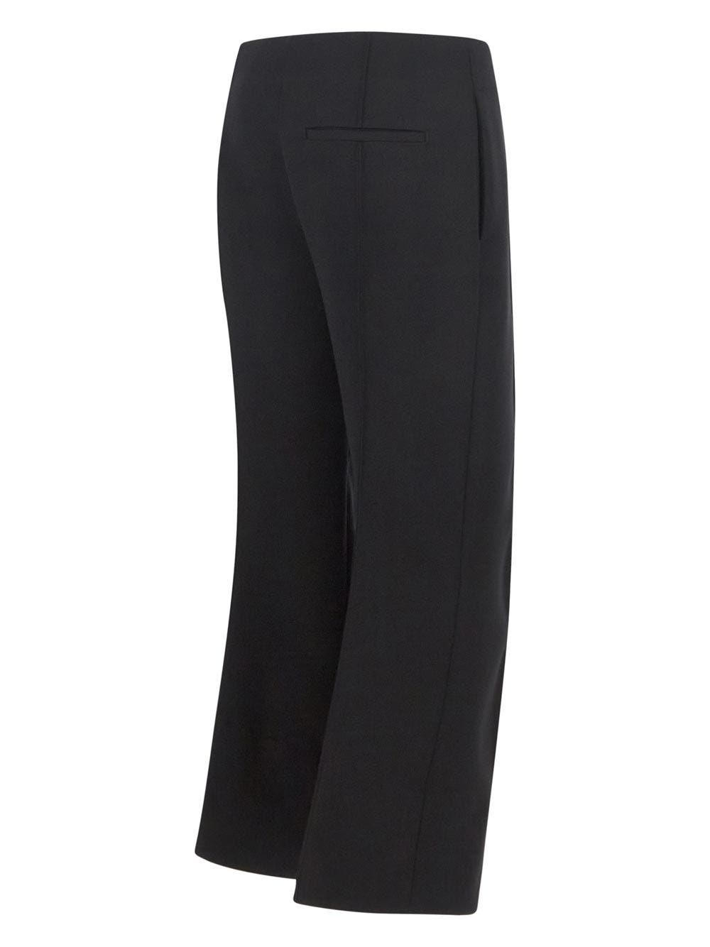 パンツ BOTTEGA VENETA FW22 COMPACT WOOL PANTS (708514_VKIV01000) Bottega Veneta Black Wool Pants () IFCHIC.COM