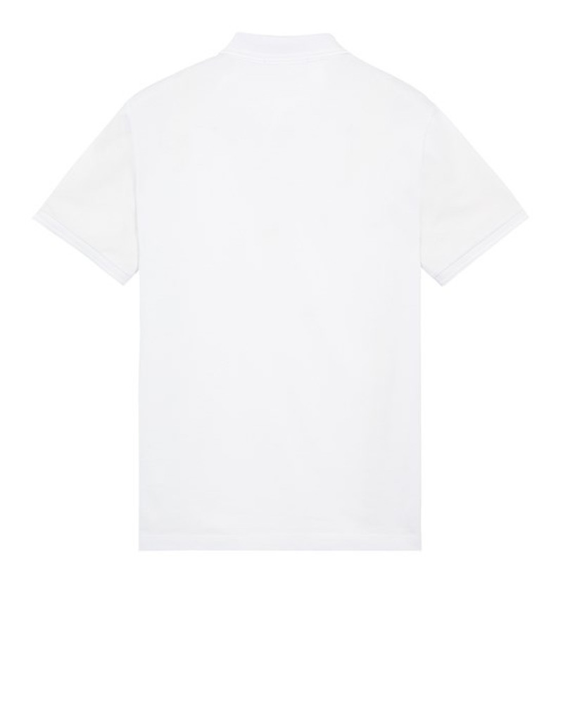 Stone Island 22S18 STRETCH PIQUÉ ICE outlook