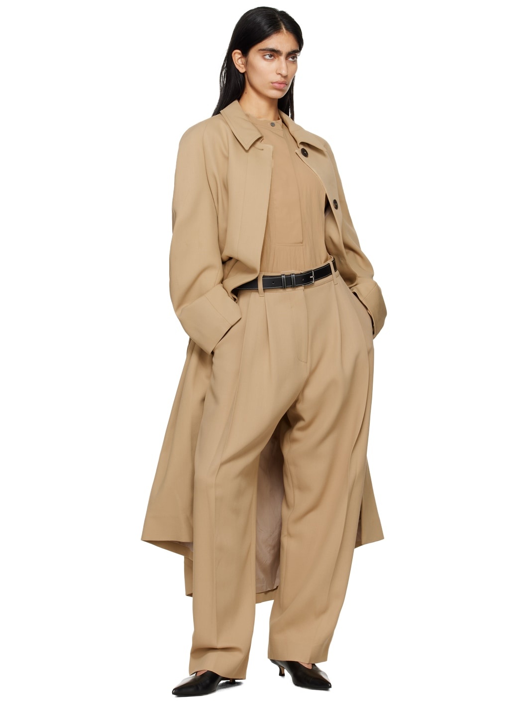 Beige Denali Trench Coat - 4