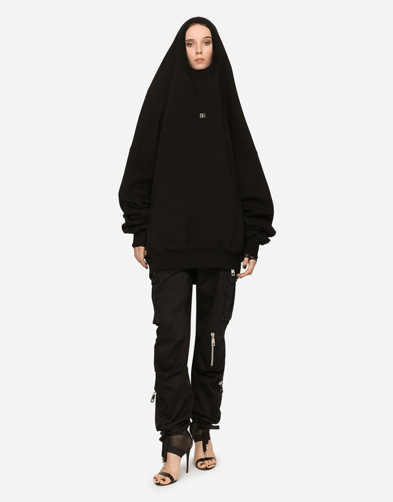 Hoodie with cut-out and DG logo 4