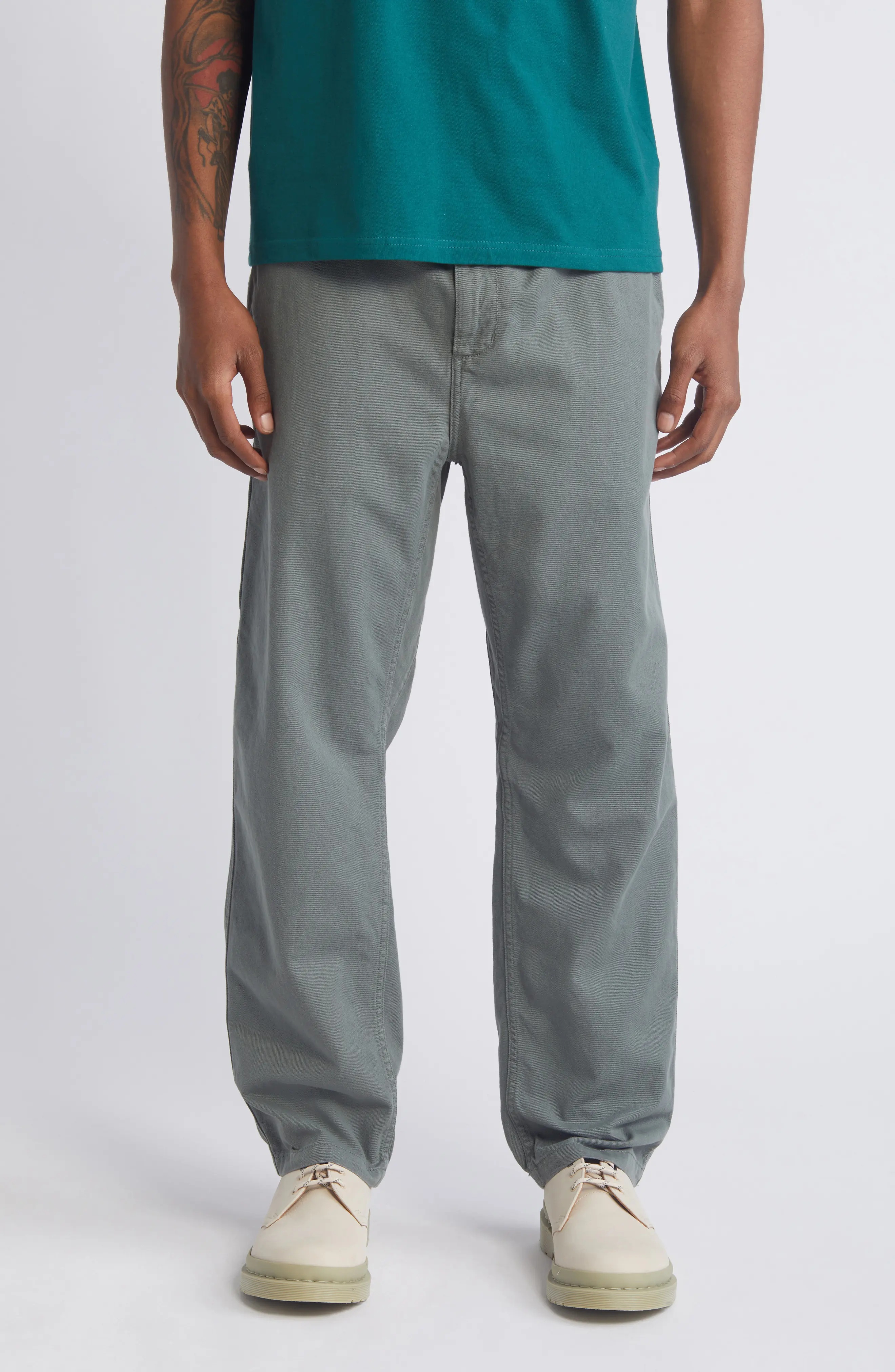 Flint Straight Leg Twill Pants - 1