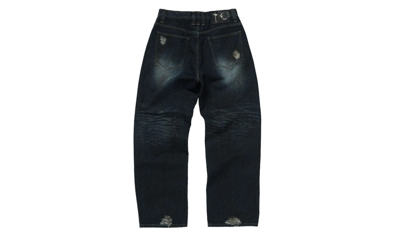 Thug Club Burn Down Denim Pants "Blue" outlook