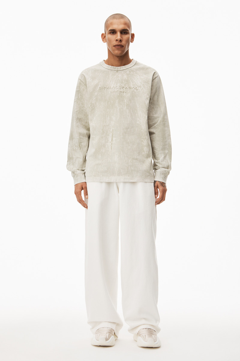 Alexander Wang PLASTER DYED LONG SLEEVE IN COMPACT JERSEY outlook