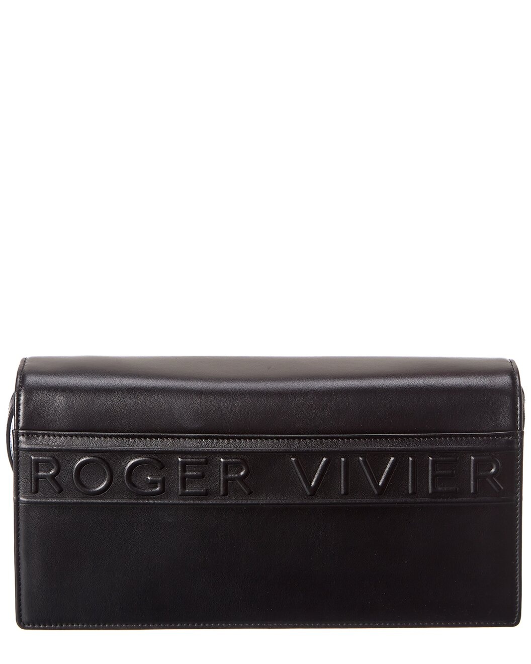 Roger Vivier Viv' Choc Leather Shoulder Bag - 2