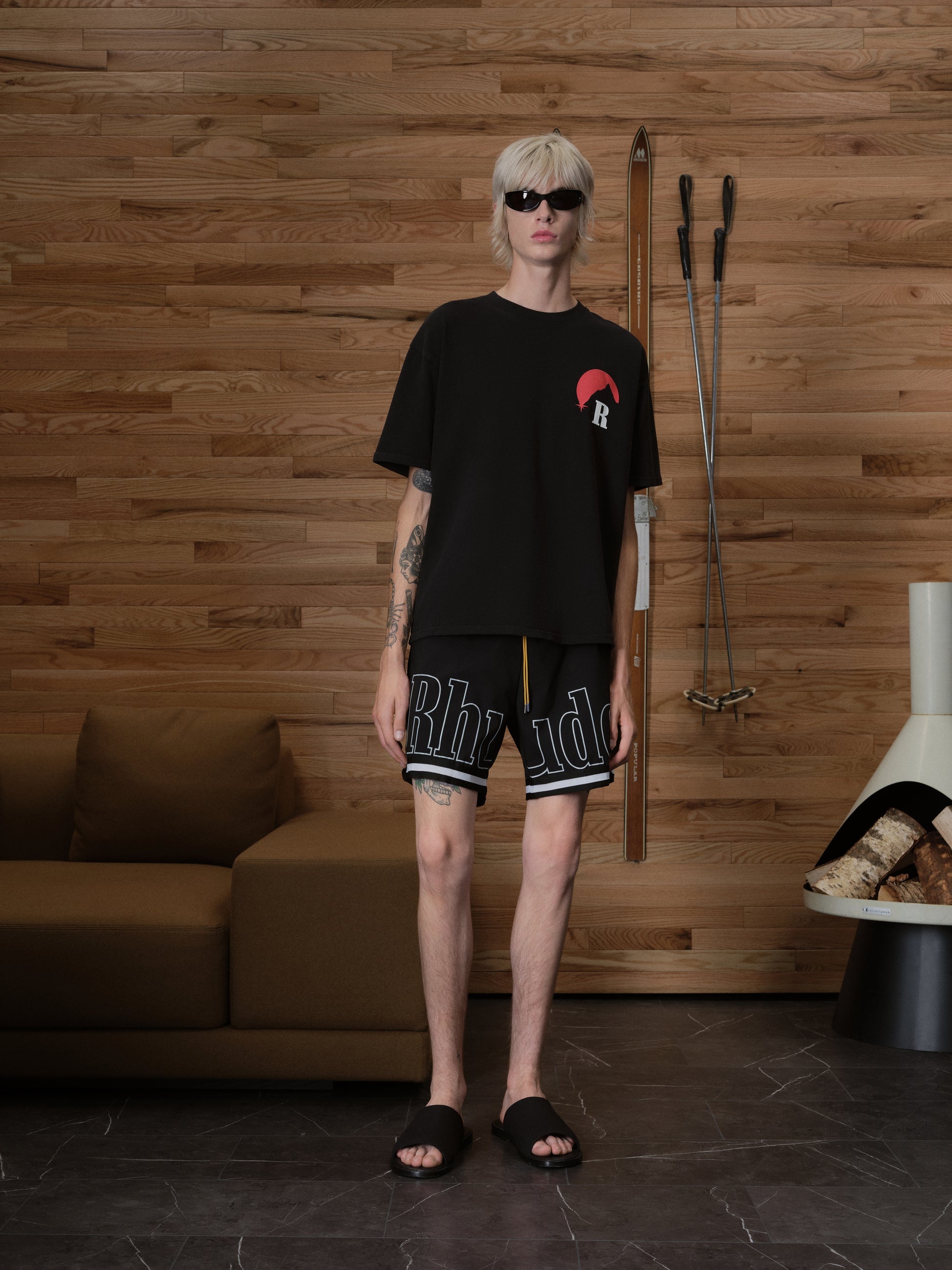 RHUDE BASKETBALL SWIM TRUNKS - 2
