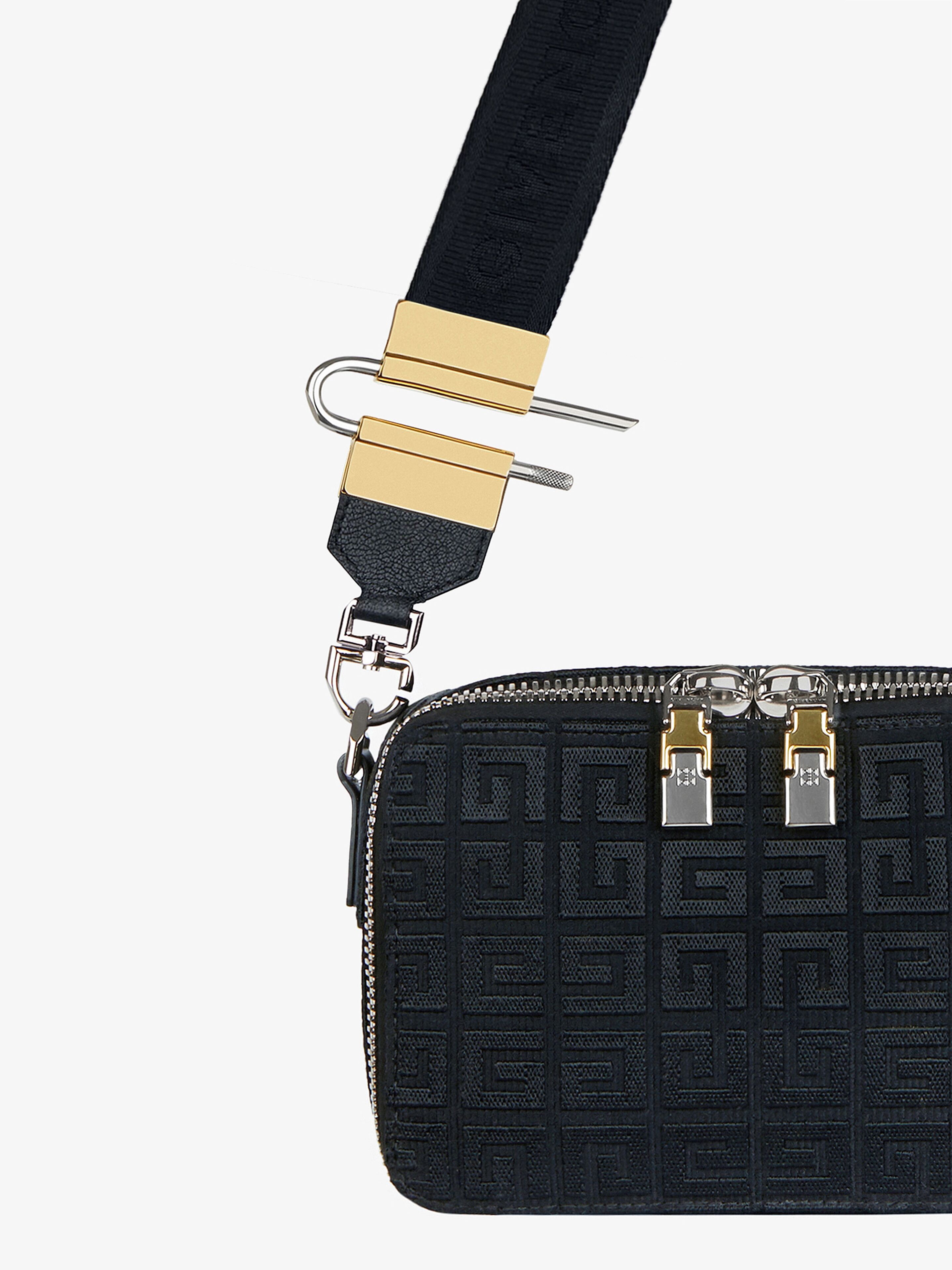 ANTIGONA U CAMERA BAG IN 4G EMBROIDERED CANVAS - 6
