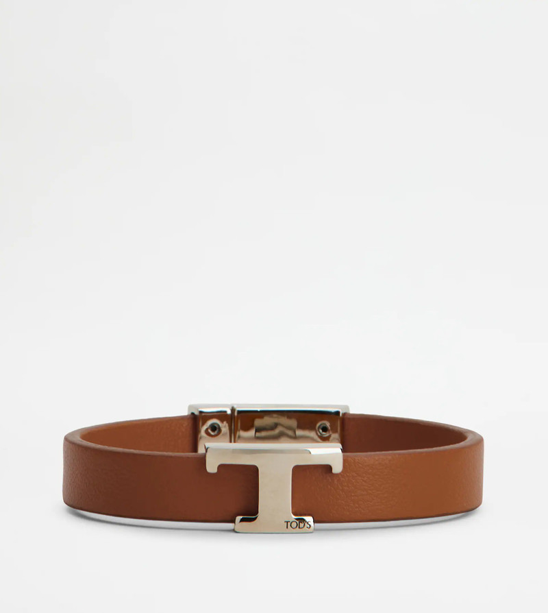 TIMELESS BRACELET IN LEATHER - BROWN 1