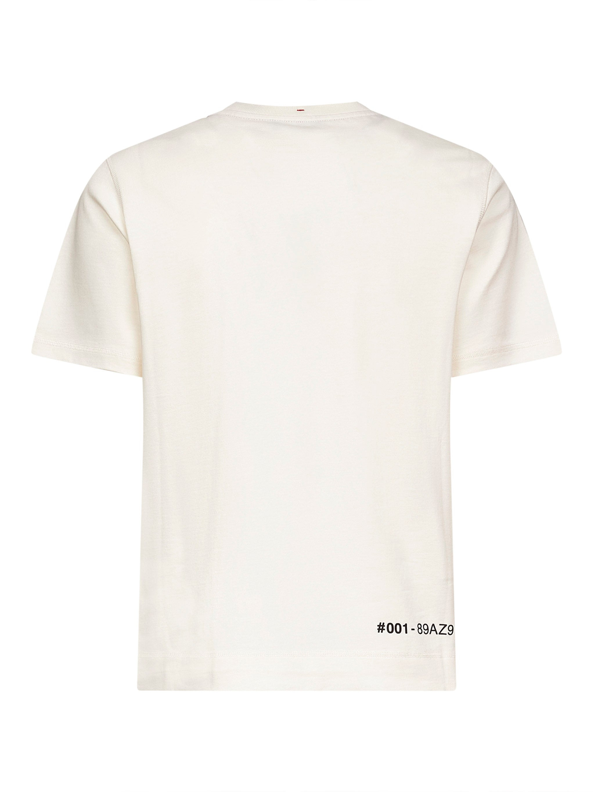 Ivory cotton logo T-shirt - 2