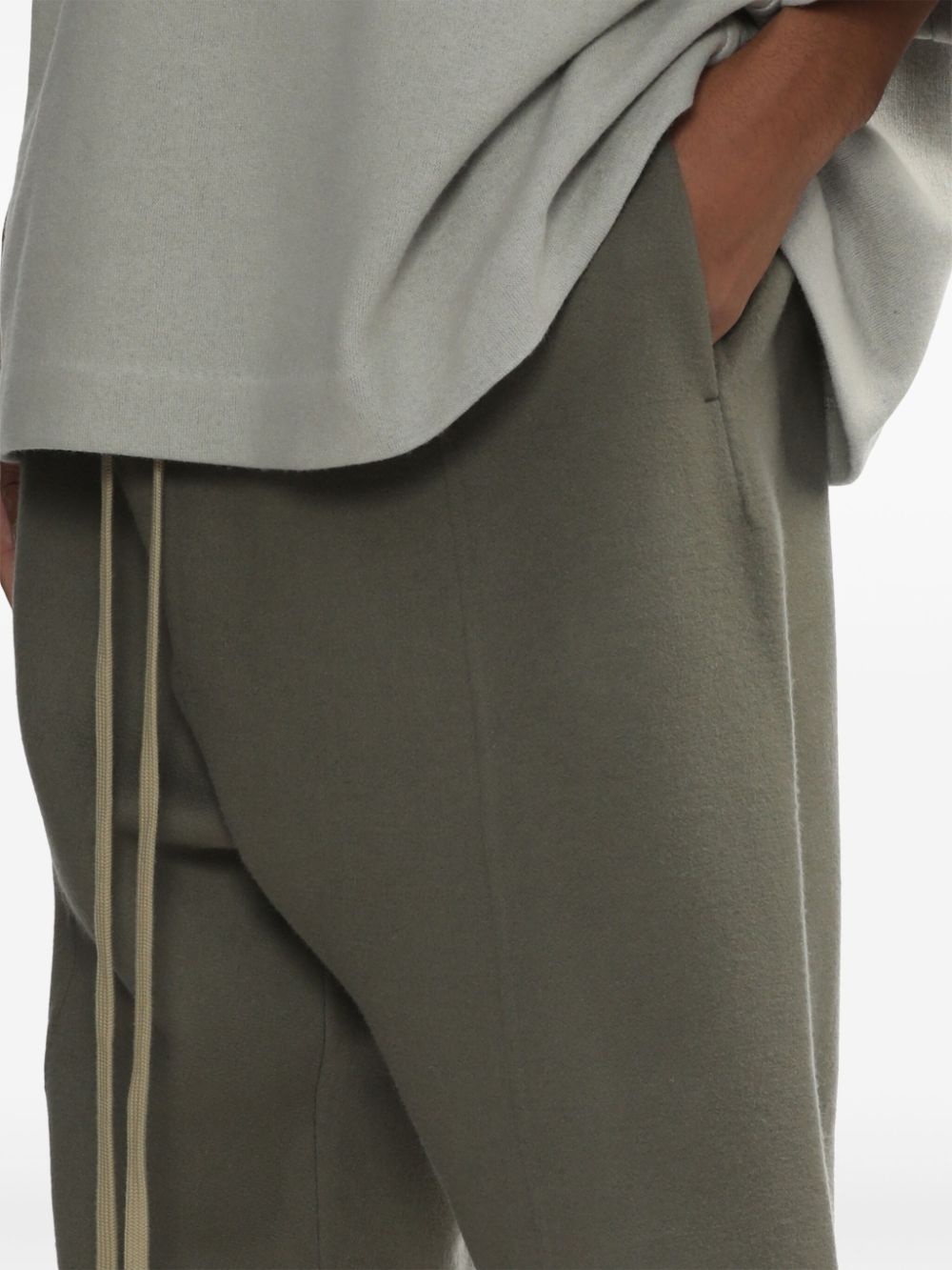 fleece track pants - 5