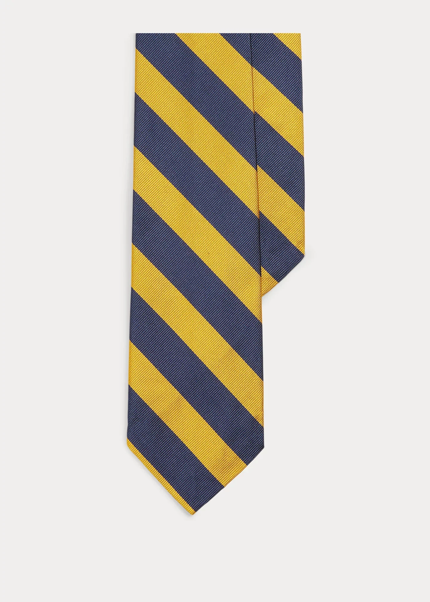 Striped Silk Repp Narrow Tie - 1