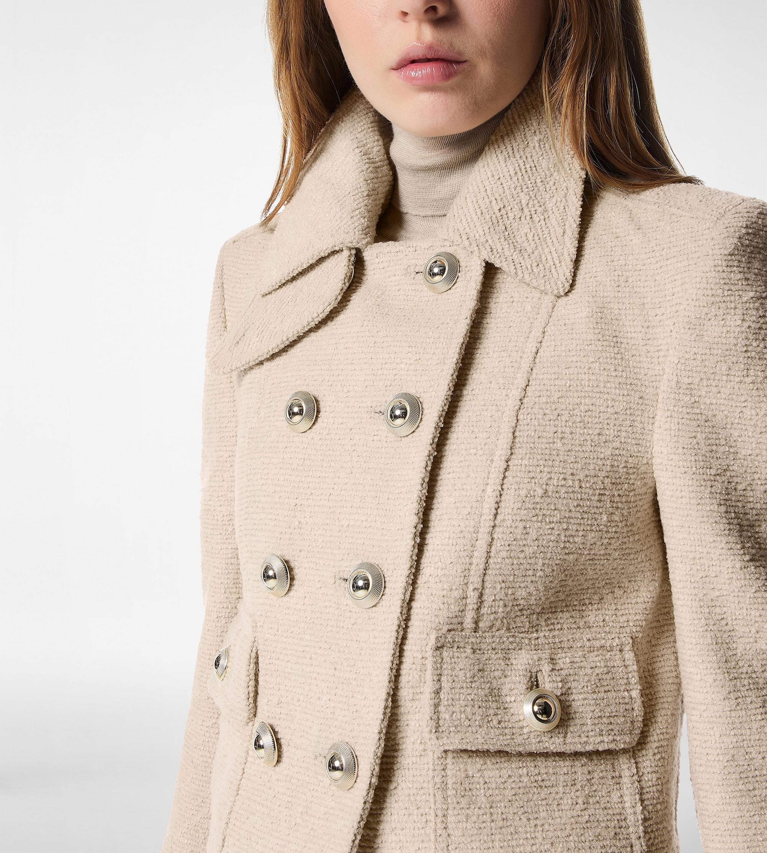 VIRGIN WOOL BOUCLE' CHASSEUR JACKET - 2
