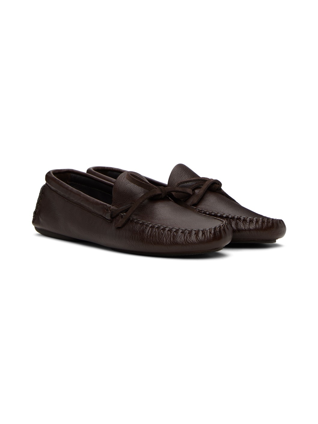 Brown Lucca Loafers - 4