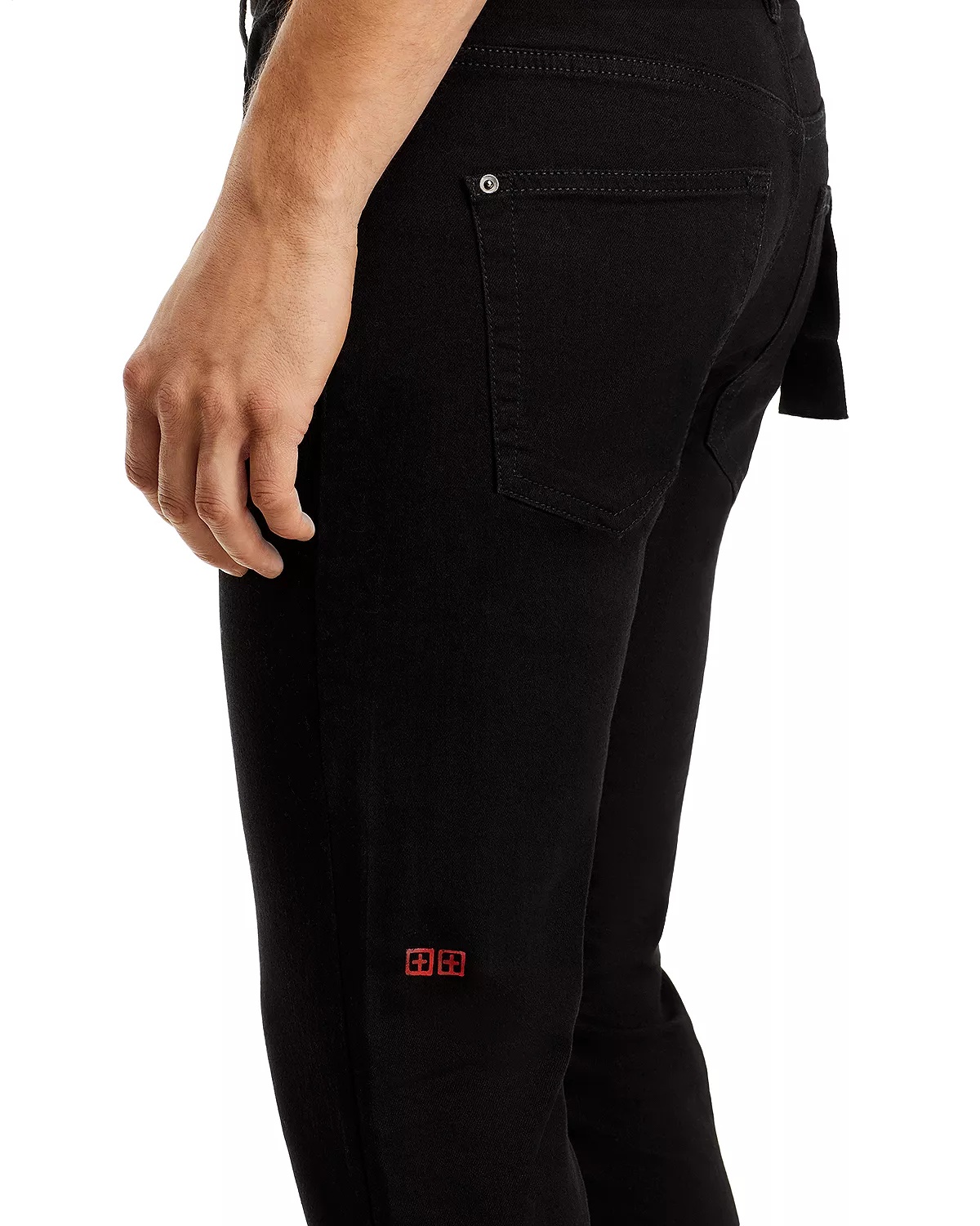 Chitch Slim Fit Jeans in Laid Black - 7