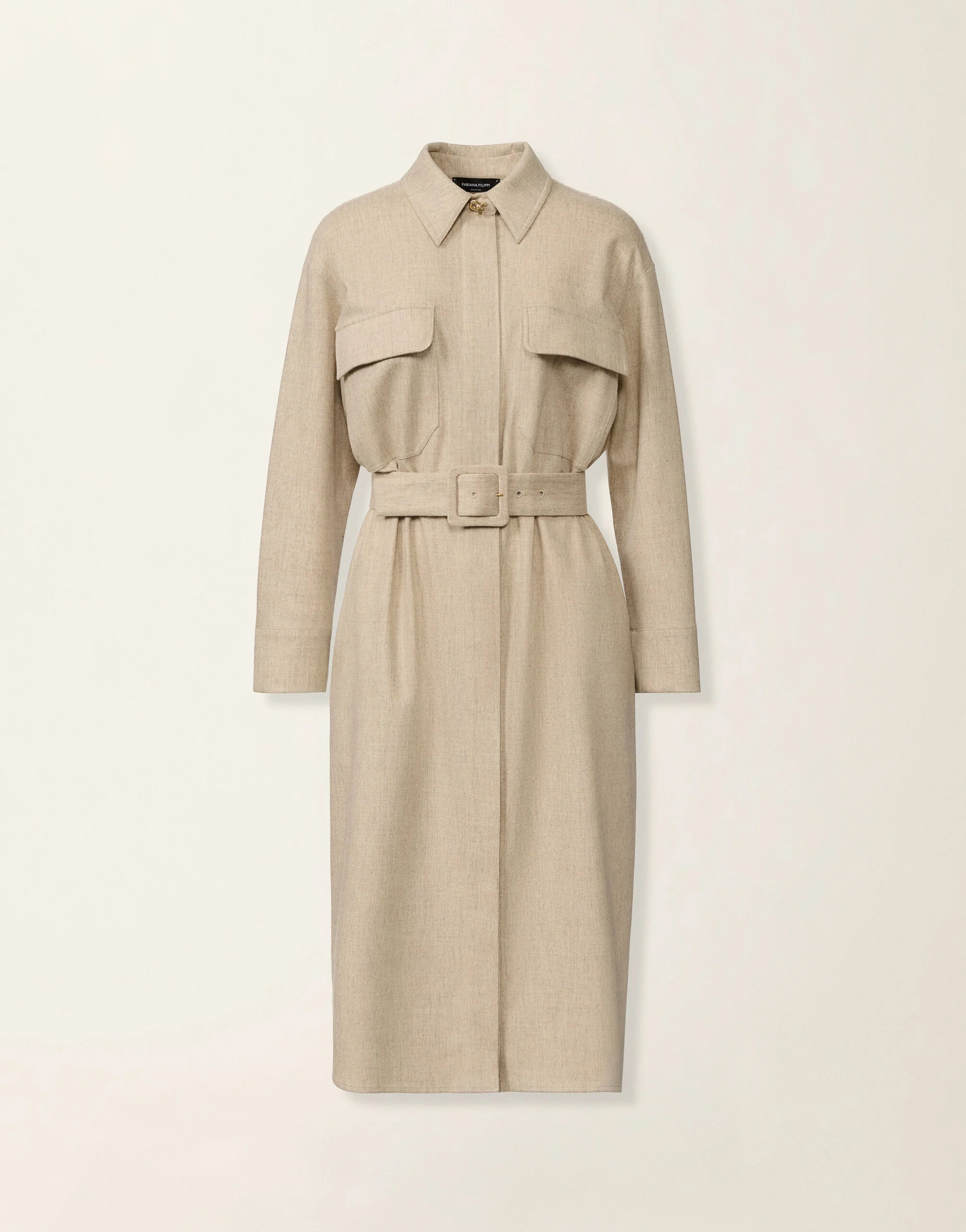 Flannel safari dress - 1