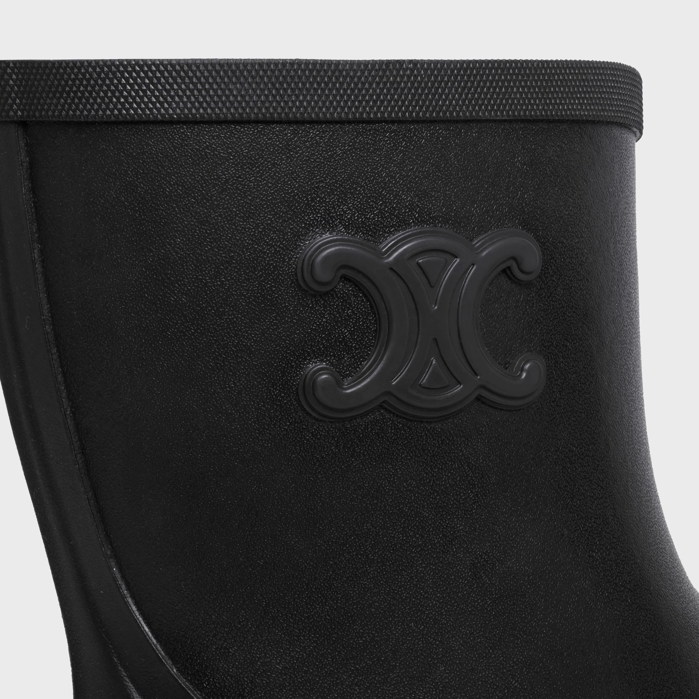 MID CELINE RAIN BOOTS in Natural Rubber - 5