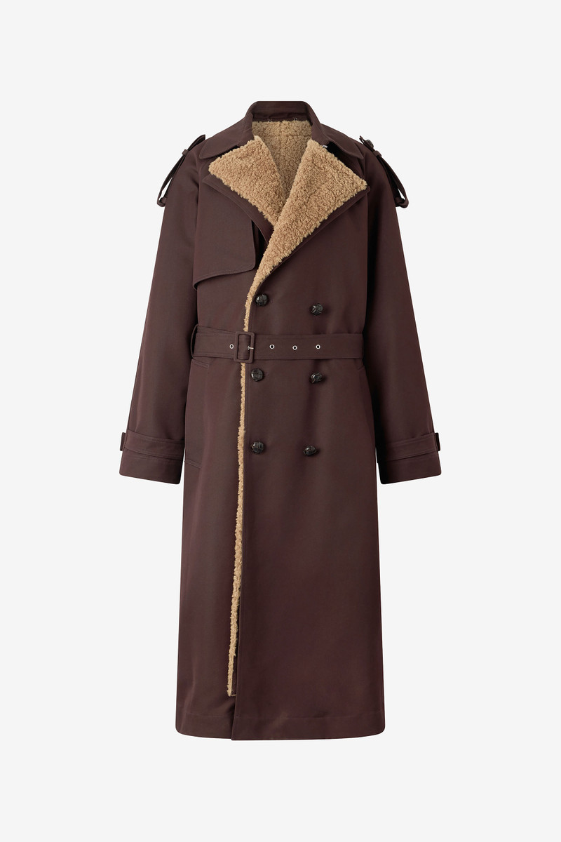 Long Cotton Trench Coat 1