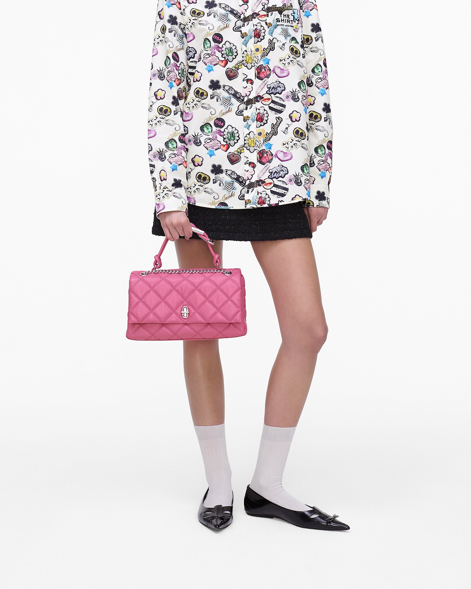 THE QUILTED DUAL CONVERTIBLE SHOULDER BAG - 7