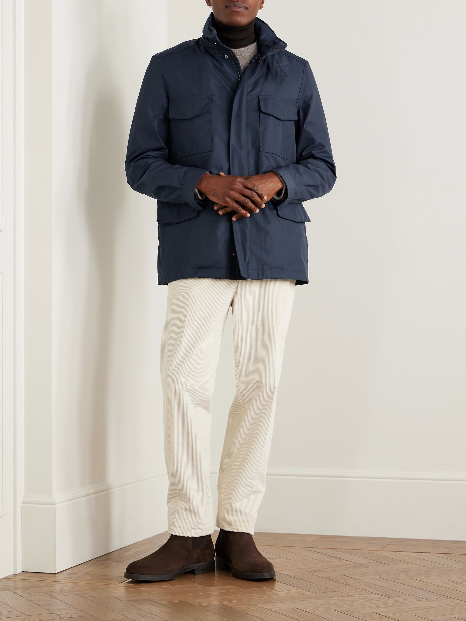 Traveller Shell Jacket Navy - 2