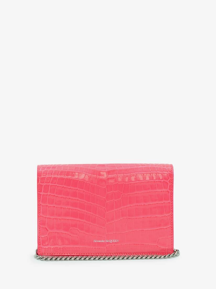 Small Skull Bag in Neon Pink - 3