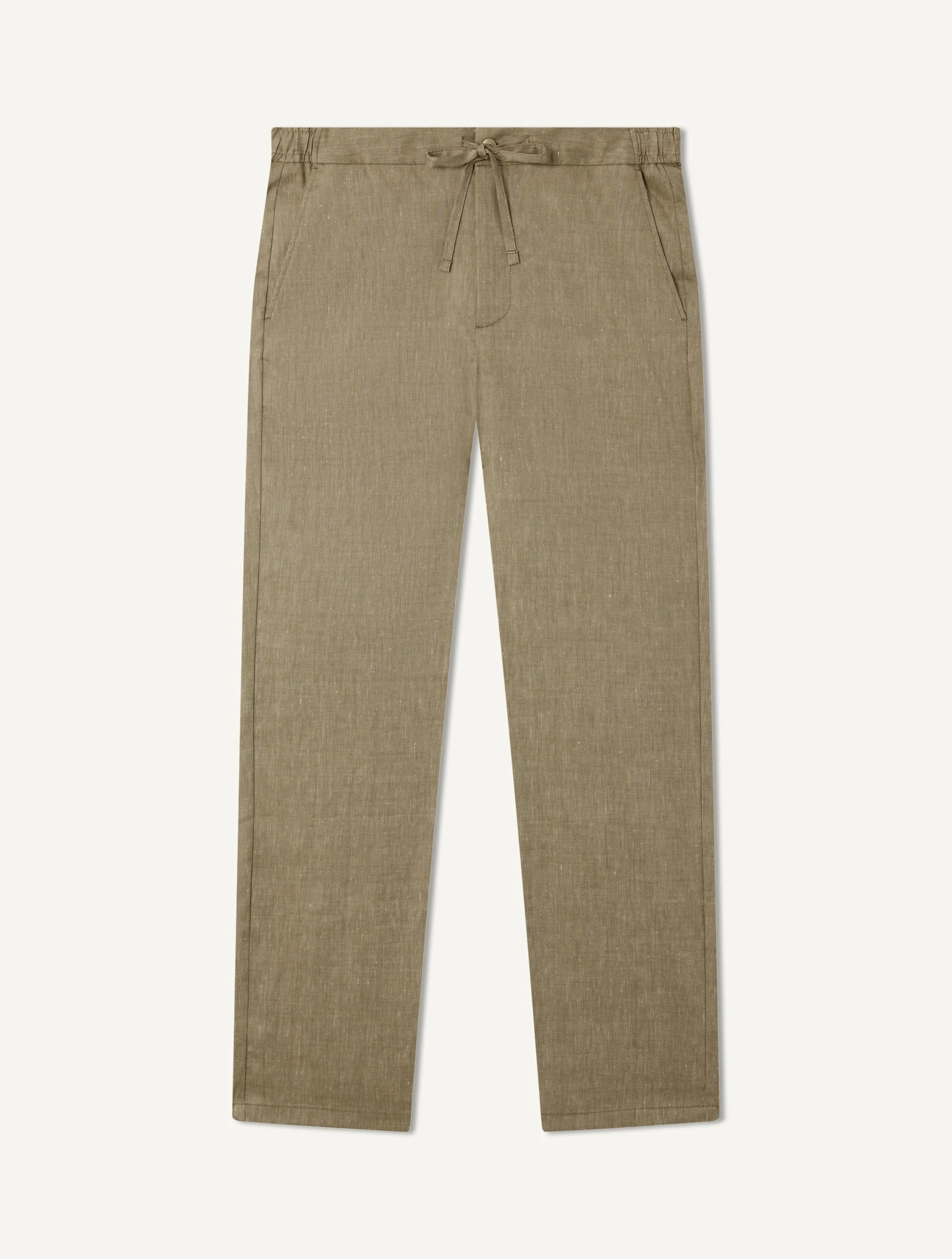 MENDES LINEN-WOOL TROUSERS - 1