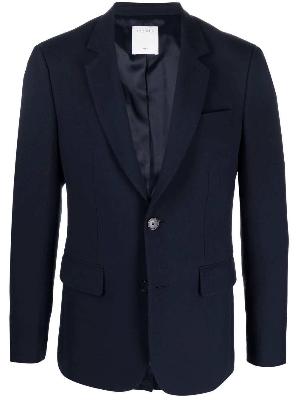 single-breasted fitted blazer - 1