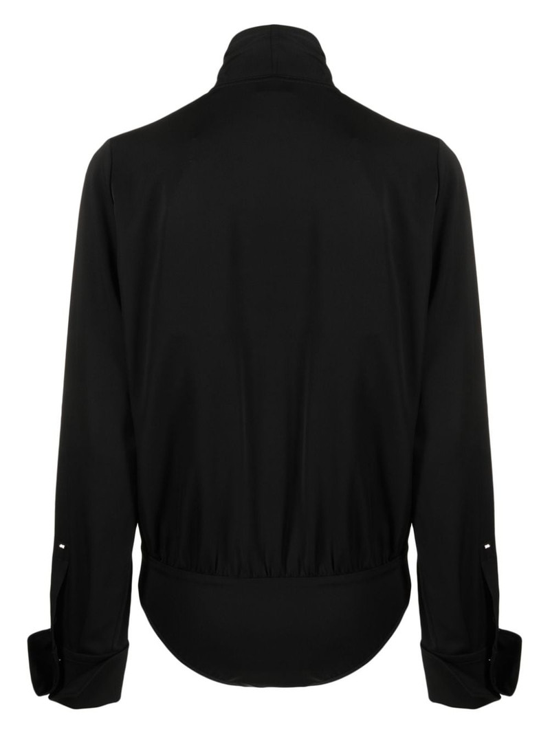 Sportmax bow-detail bodysuit outlook