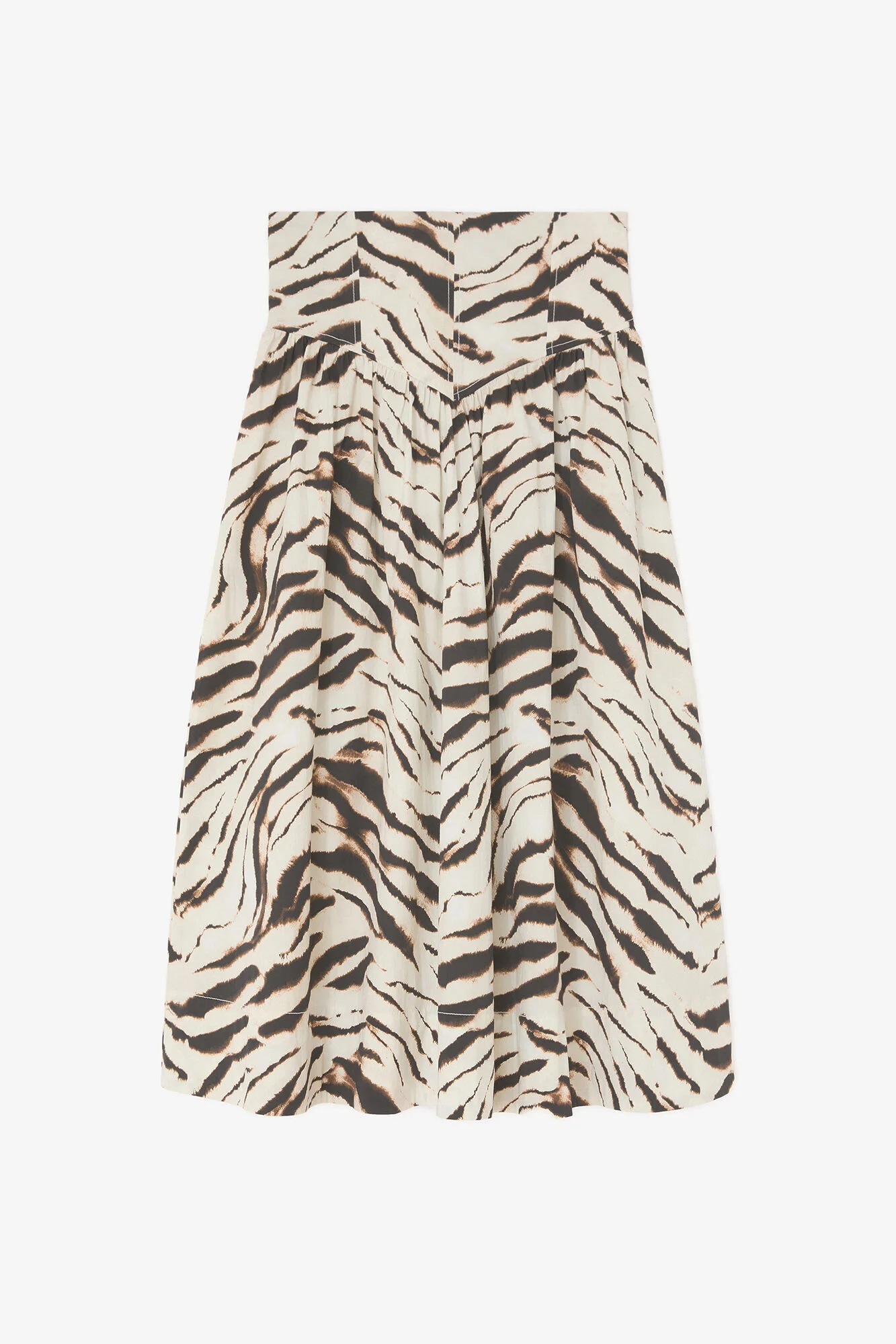 SKIRT IN ZEBRA COTTON - 1