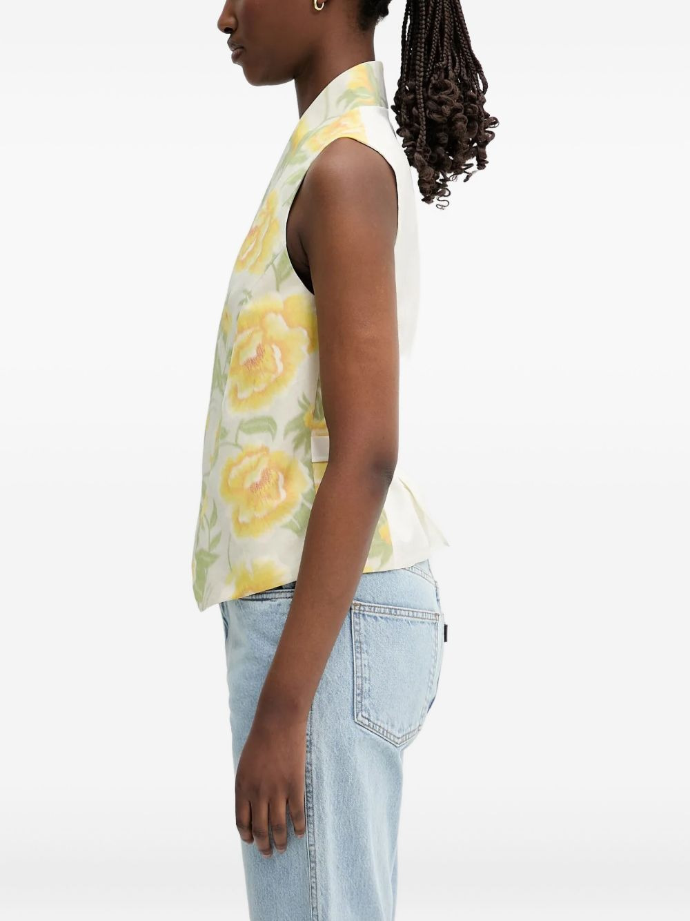 Kenzo Peonies sleeveless top - 3