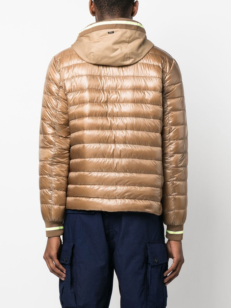 drawstring hooded down jacket 4