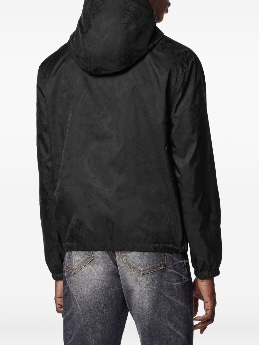 Barocco jacquard windbreaker jacket - 4