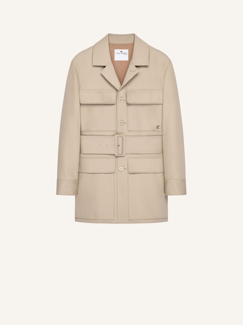 UTILITY BELTED COAT 1