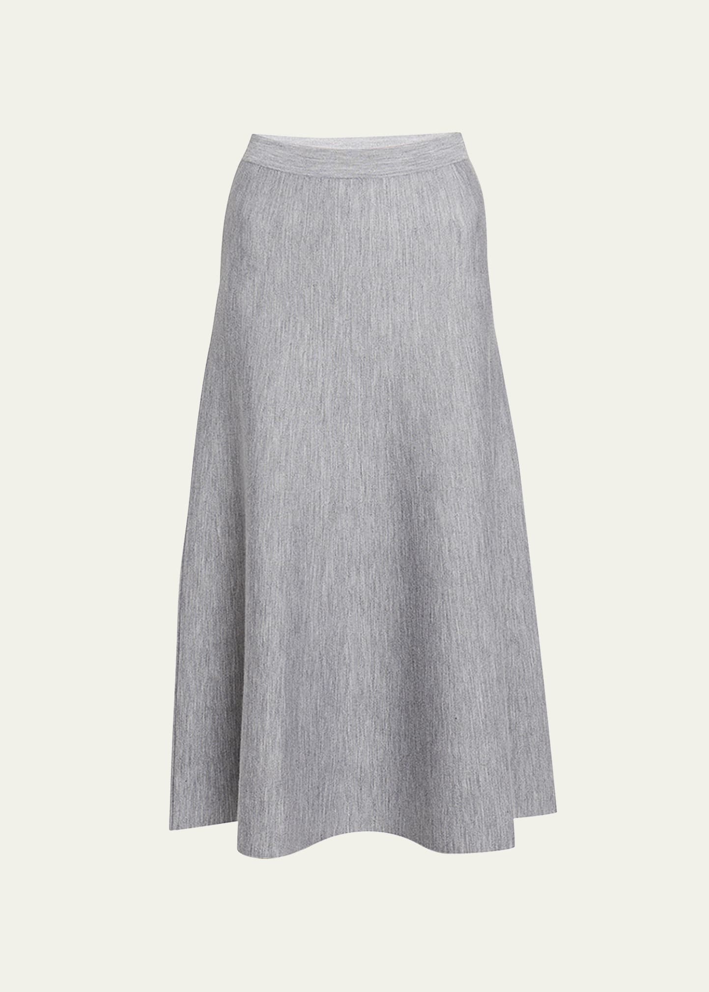 Freddie Midi Wool-Cashmere Skirt - 1