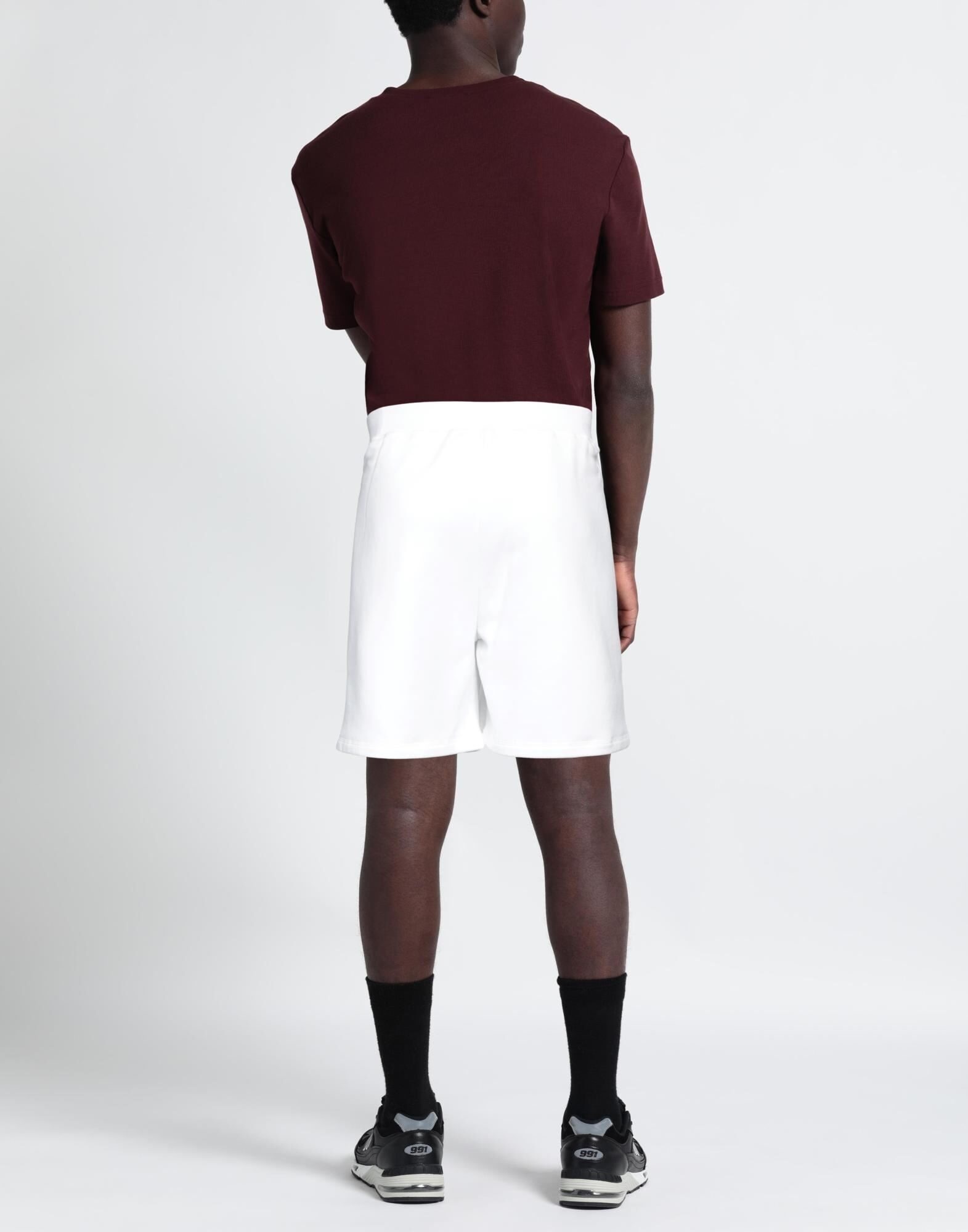 White Men's Shorts & Bermuda - 3