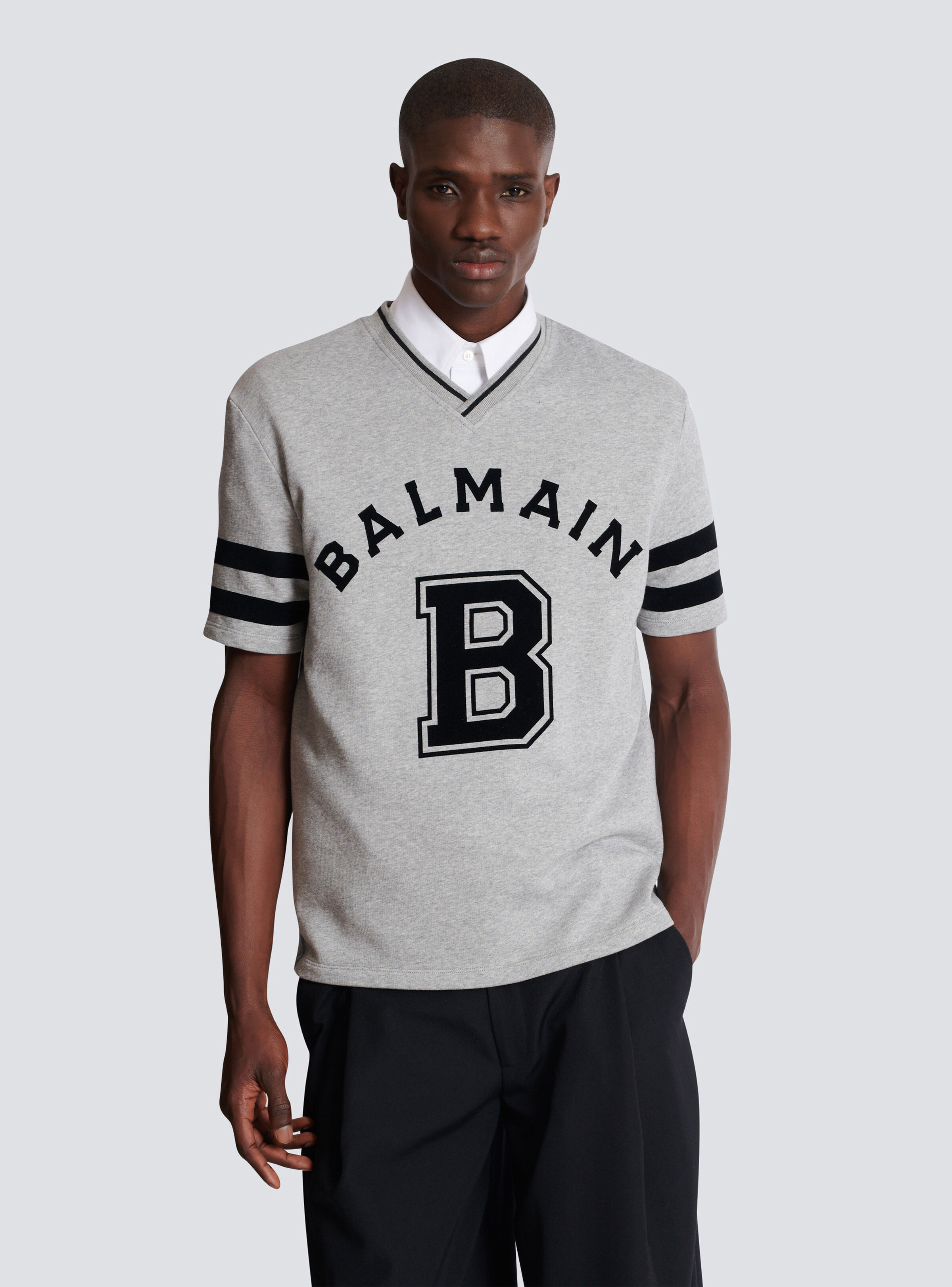 Balmain Sport V-neck T-shirt - 6