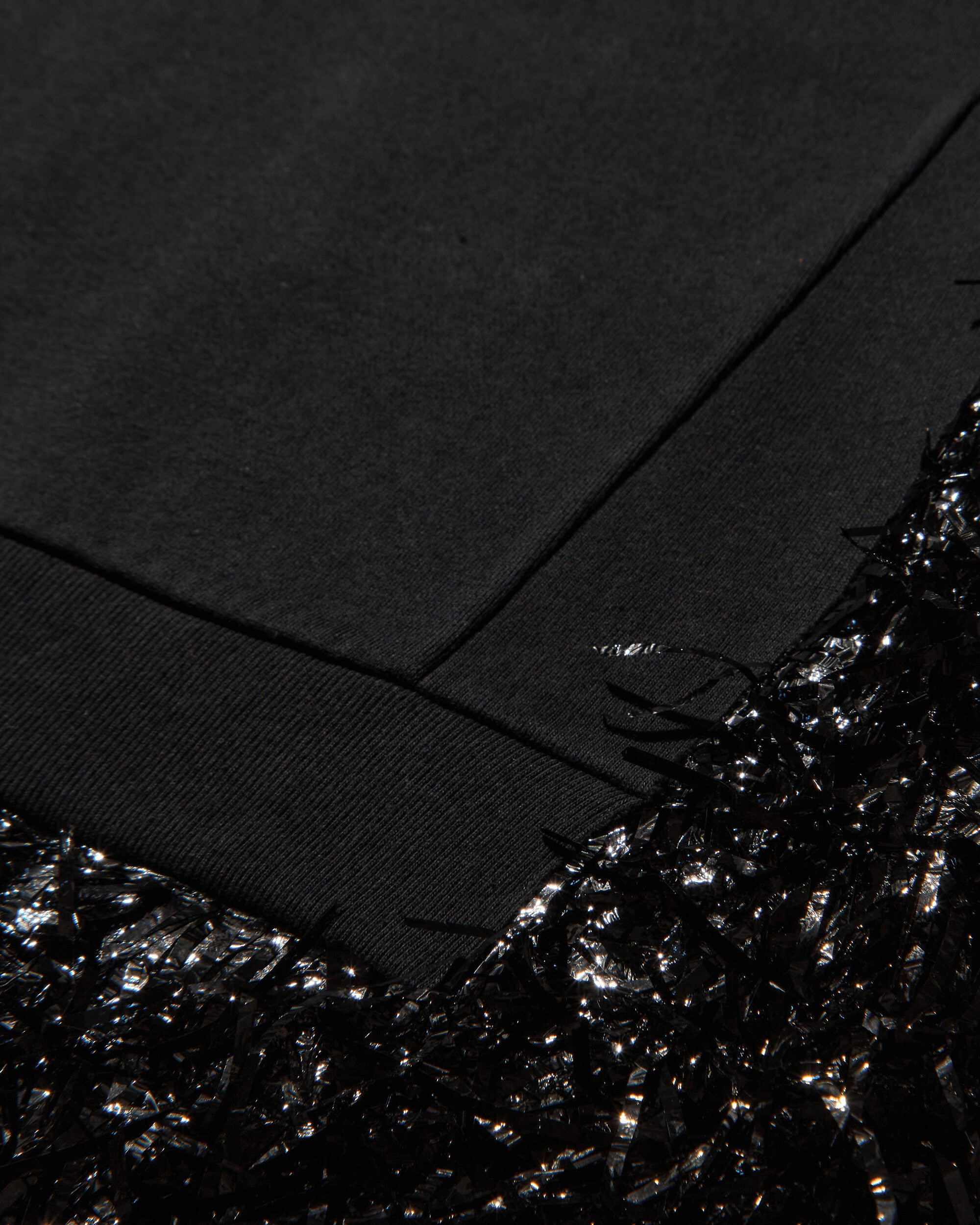 Cotton Sweat Dress Black - 4