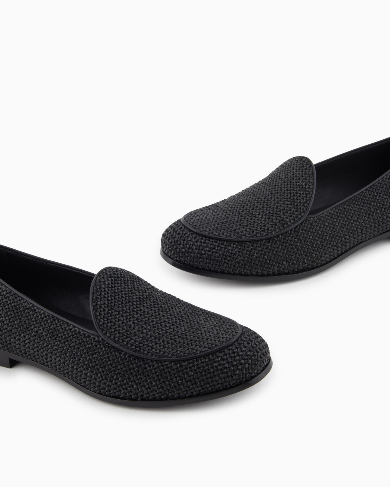 BRAIDED RAFFIA LOAFERS - 5