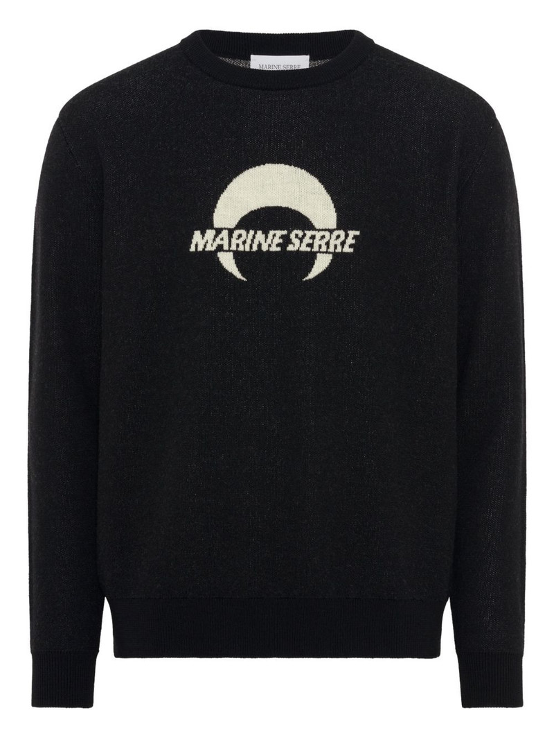 Marine Serre merino-wool sweater outlook
