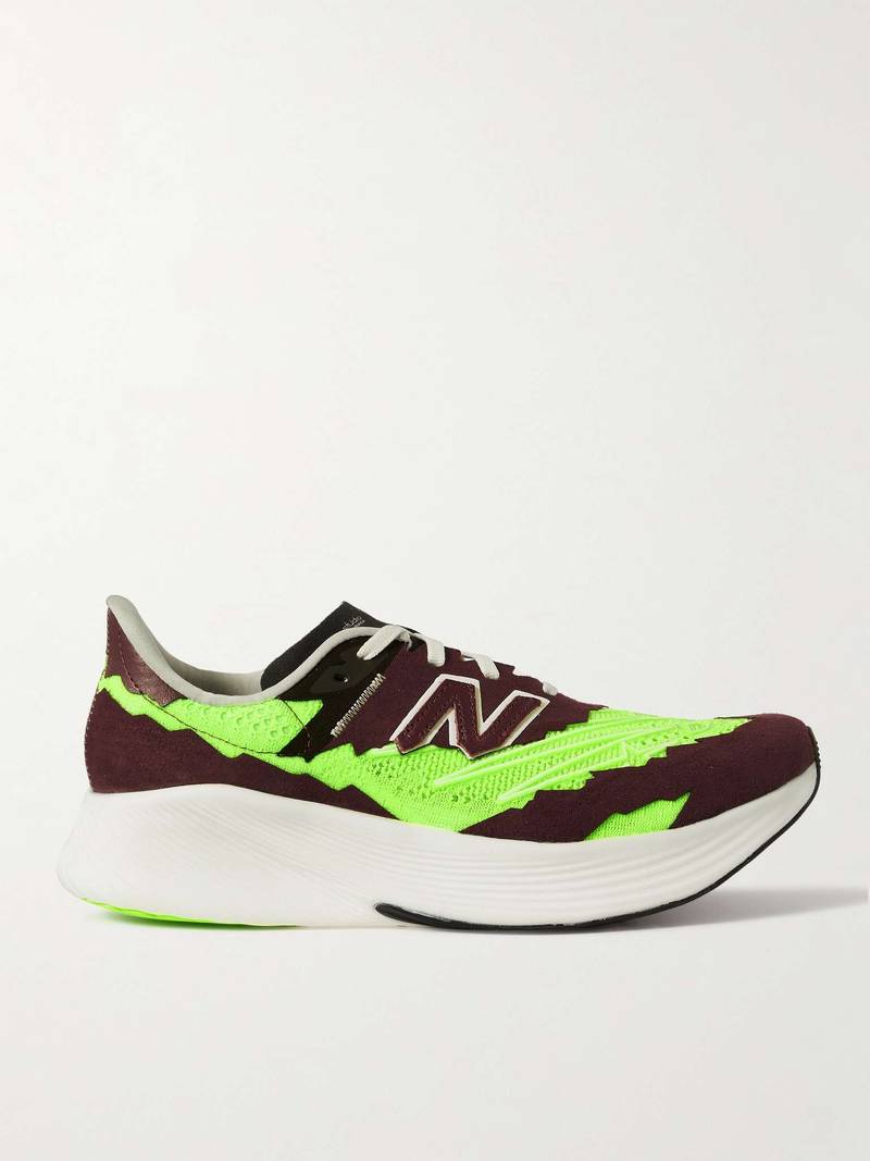+ Stone Island Knit and Mesh Sneakers - 1