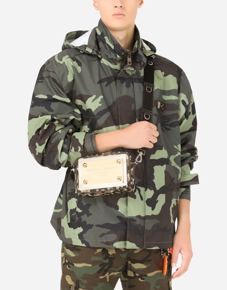 Camouflage jacquard crossbody bag - 2