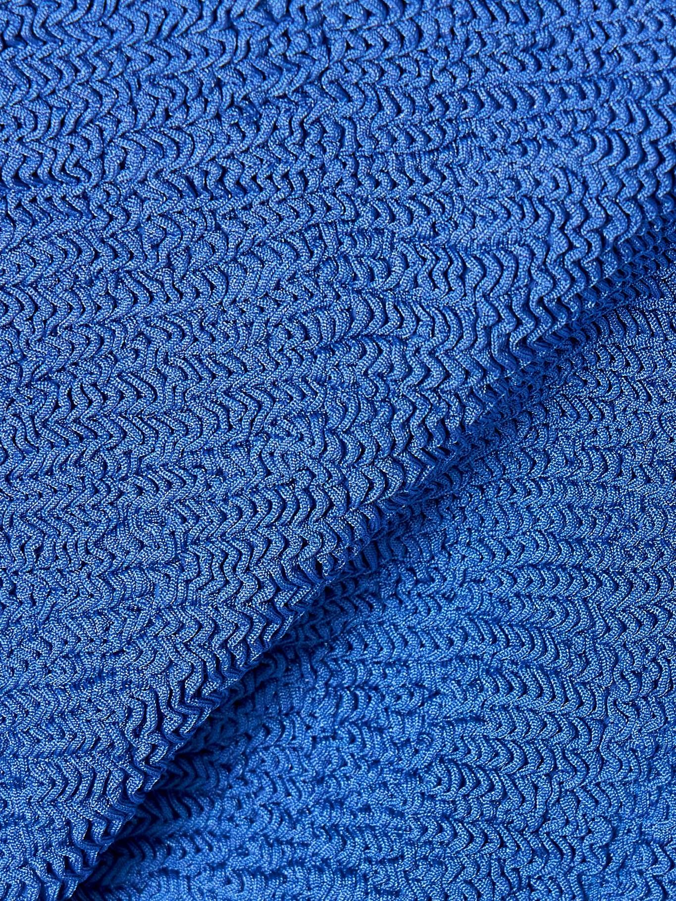 + NET SUSTAIN Jamie twist-front seersucker bikini Blue - 4