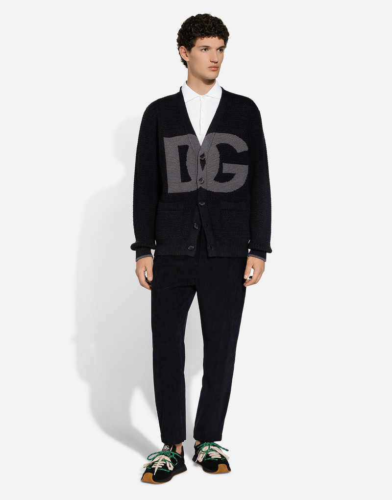 Dolce & Gabbana Hand-knit wool cardigan outlook