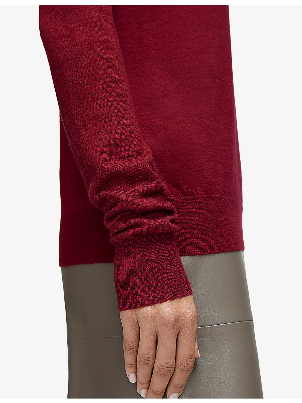 Cashair V-Neck Cashmere Knitted Jumper - 6