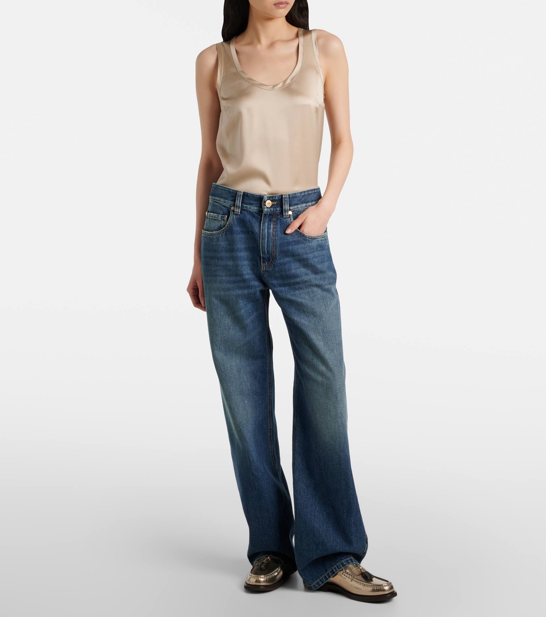 Low-rise straight jeans - 7