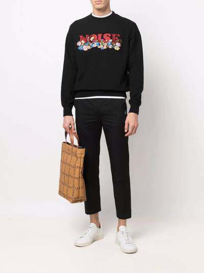 UNDERCOVER Noise-print crew-neck sweatshirt outlook