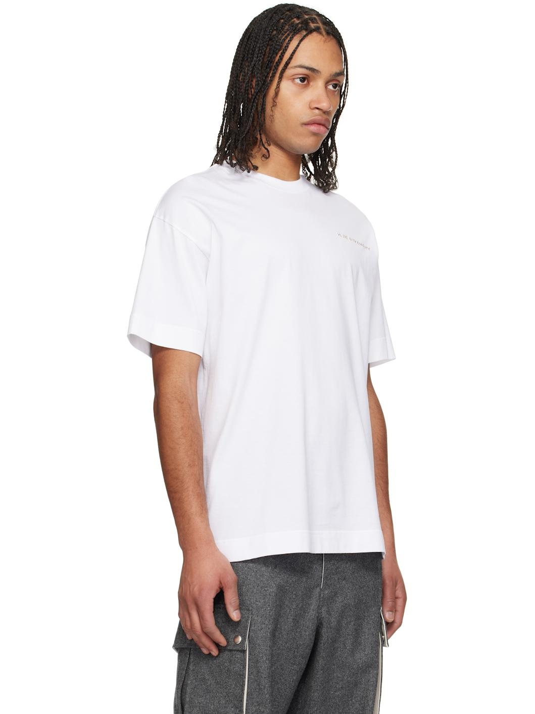 White Regular Fit T-shirt - 2