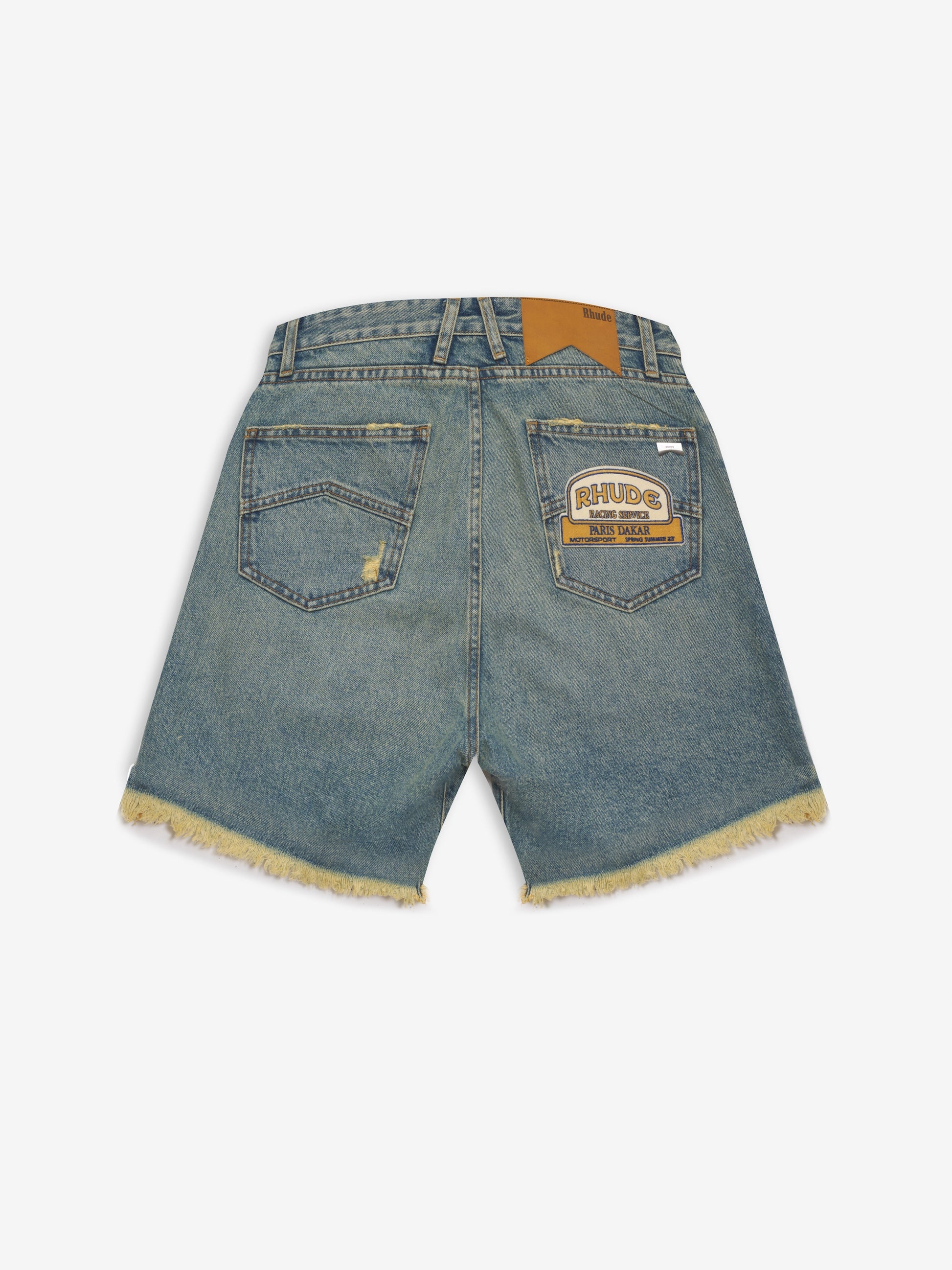 DISTRESSED DENIM SHORTS - 2